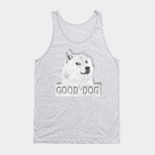 Marble Doge Bust Tank Top